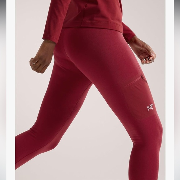 Arc’teryx heavyweight rho leggings women bordeaux - Picture 2 of 9